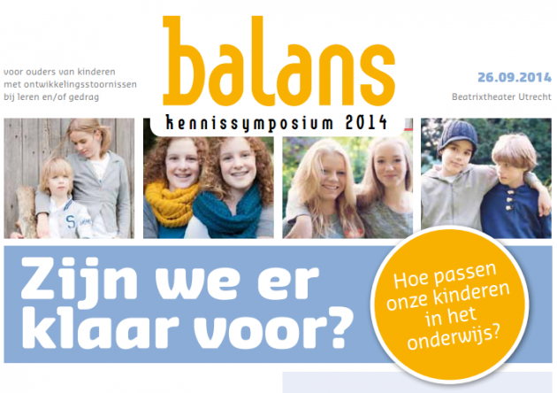 Kennissymposium Balans 2014: Hoe passen onze kinderen in het onderwijs?