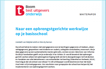 Gratis whitepaper: 'Naar een opbrengstgerichte werkwijze op je basisschool'