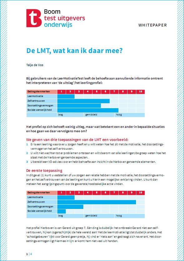 Gratis whitepaper: 'De LMT, wat kan ik daar mee?'