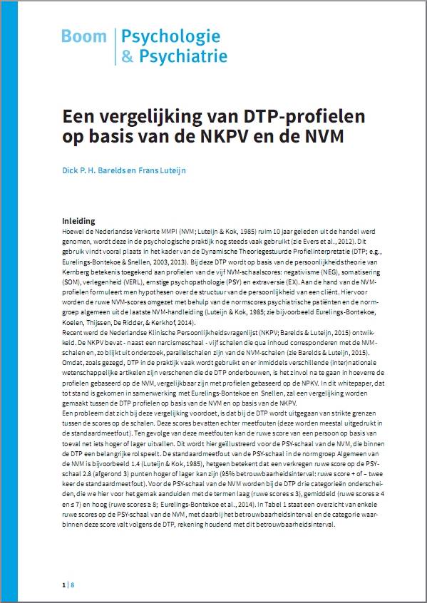 Gratis whitepaper: Een vergelijking van DTP-profielen op basis van de NKPV en de NVM