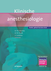 Omslag Klinische anesthesiologie Boom