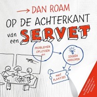 Op de achterkant van een servet