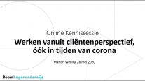 Werken vanuit cliënten-perspectief, ook in tijden van corona