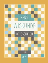 KERN Wiskunde oplossingenboek havo 2 deel A