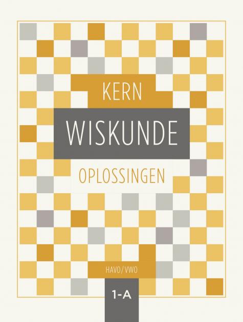 KERN Wiskunde Oplossingenboek Havo/vwo 1 Deel A | | 9789493224469 | Boom