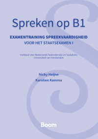 Spreken op B1 herziene edite NT2.nl kaft