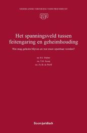 Het spanningsveld tussen feitengaring en geheimhouding