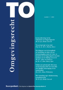Tijdschrift voor Omgevingsrecht (TO)
