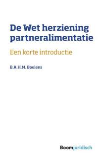 De Wet herziening partneralimentatie