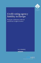 Credit rating agency liability in Europe