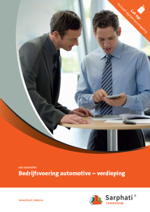 Bedrijfsvoering Automotive - Verdieping | combipakket