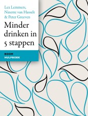 Omslag hulpboek Minder drinken in 5 stappen Lemmers Van Hasselt Greeven Boom