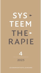 Omslag Tijdschrift voor systeemtherapie Boom